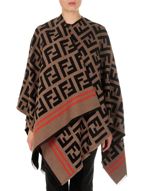 fendi poncho uomo|fendi ponchos for women.